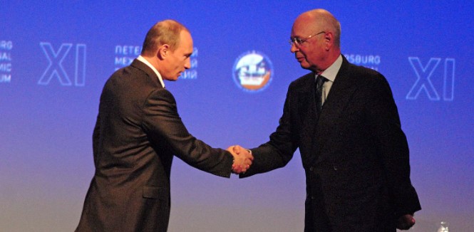 Klaus Schwab, Vladimír Putin
